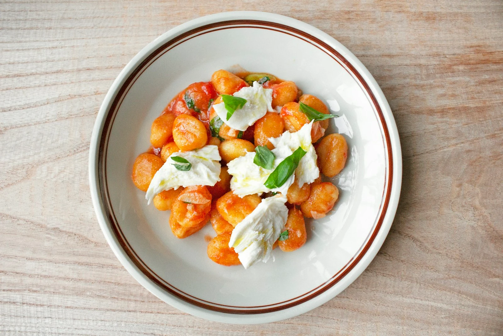 Sheet-Pan Gnocchi, plated